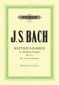 BACH Matthaus Passion (St. Matthew Passion in German) EDITION PETERS